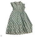 Dress Casual Short By Monteau In Cream & Green, Size: L