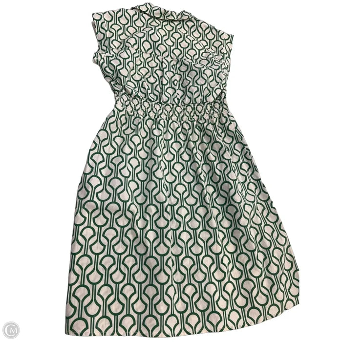 Dress Casual Short By Monteau In Cream & Green, Size: L
