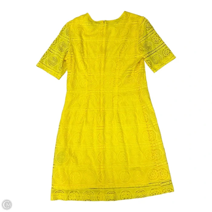 Dress Casual Short By Sharagano In Yellow, Size: 8p