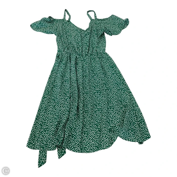 Dress Casual Short By Sienna Sky In Green & White, Size: Xs
