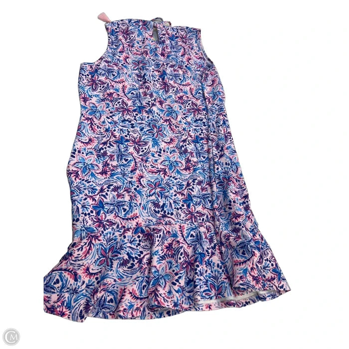 Dress Casual Short By Stella Parker In Blue & Purple, Size: L