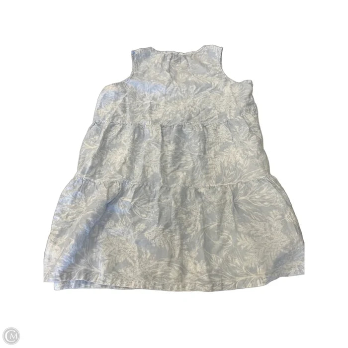 Dress Casual Short By Tahari In Blue & White, Size: 1x