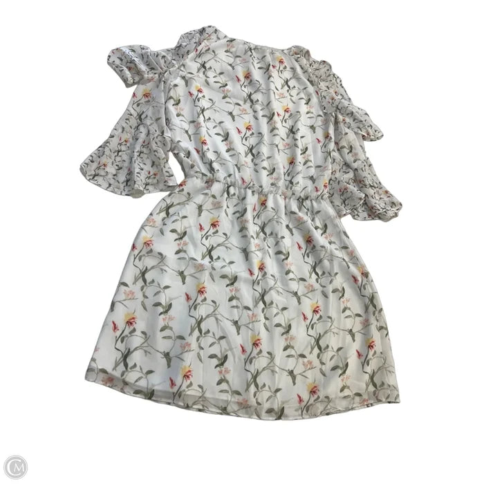 Dress Casual Short By White House Black Market In Floral Print, Size: 2