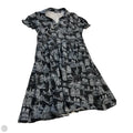 Dress Designer By Karl Lagerfeld In Black & Grey, Size: M