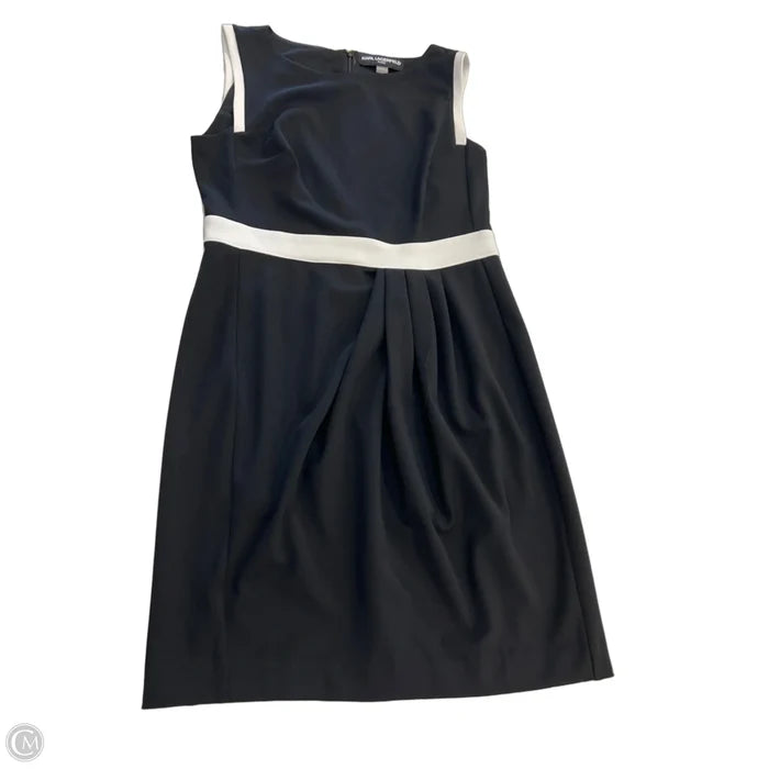Dress Designer By Karl Lagerfeld In Black, Size: 8