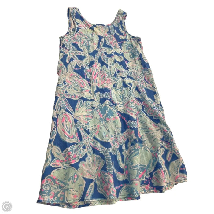 Dress Designer By Lilly Pulitzer In Blue & Pink, Size: S
