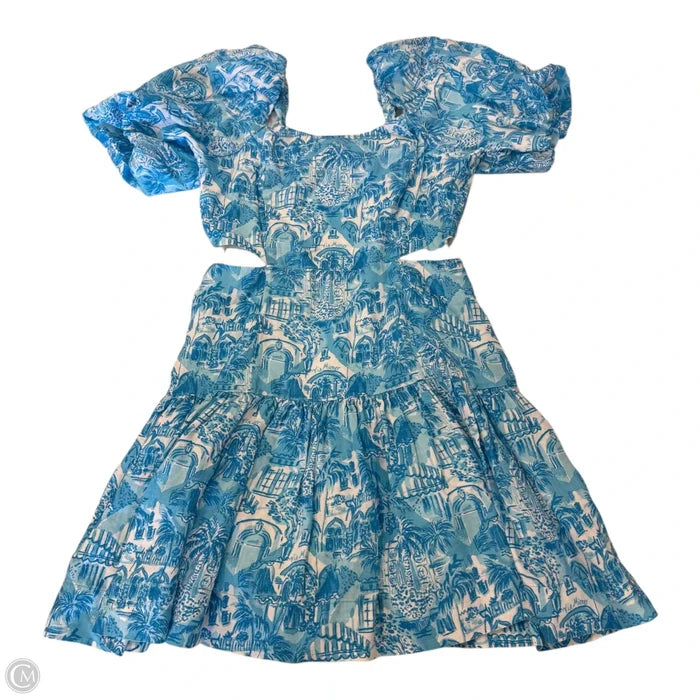 Dress Designer By Lilly Pulitzer In Blue, Size: 10
