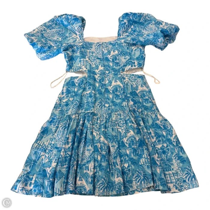 Dress Designer By Lilly Pulitzer In Blue, Size: 10