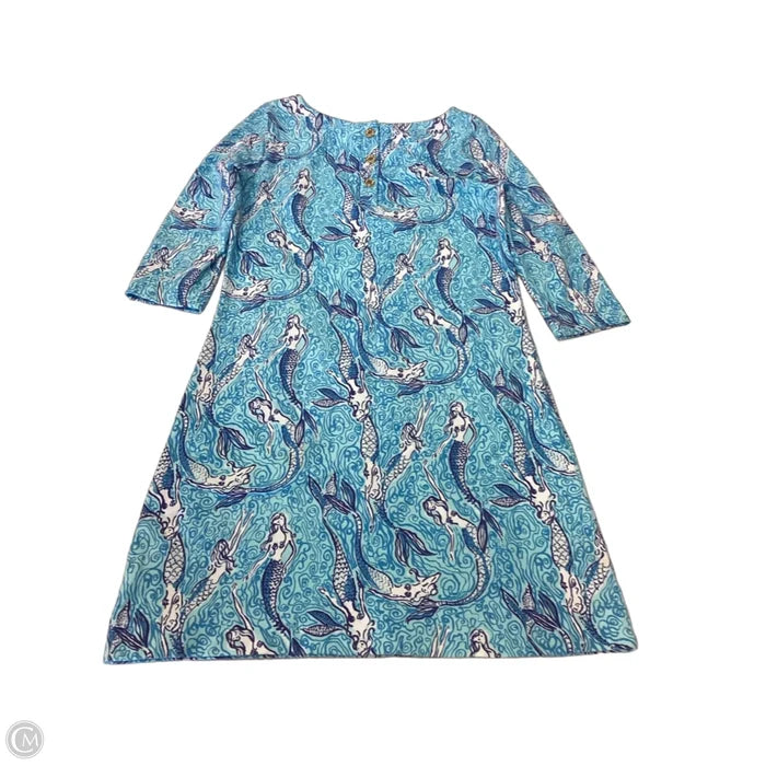 Dress Designer By Lilly Pulitzer In Blue & White, Size: M