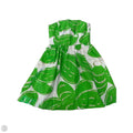 Dress Designer By Lilly Pulitzer In Green & White, Size: 0