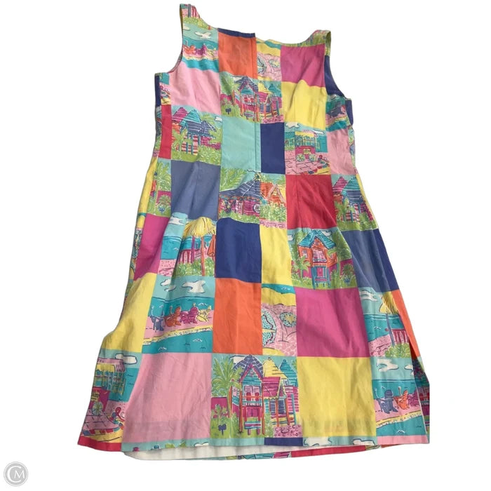 Dress Designer By Lilly Pulitzer In Tropical Print, Size: 12