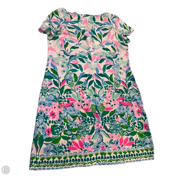 Dress Designer By Lilly Pulitzer In Tropical Print, Size: L