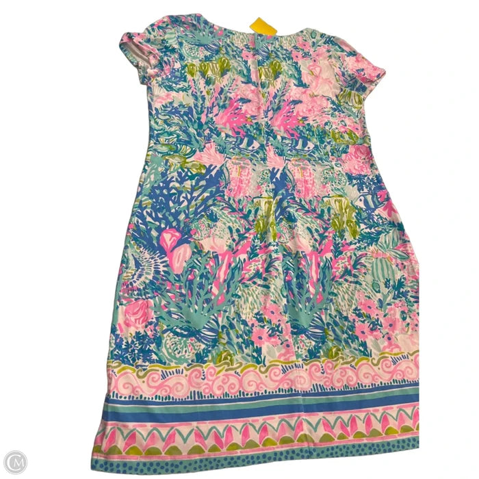 Dress Designer By Lilly Pulitzer In Tropical Print, Size: L