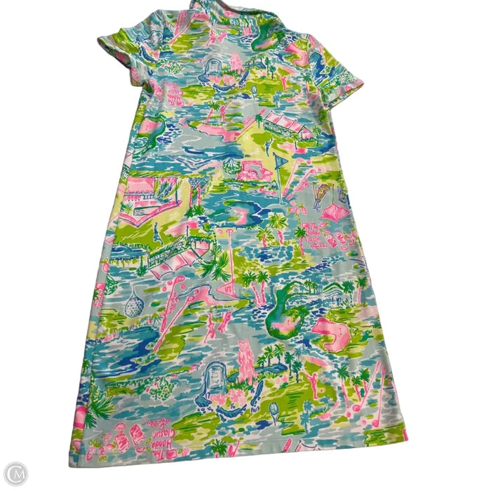 Dress Designer By Lilly Pulitzer In Tropical Print, Size: S
