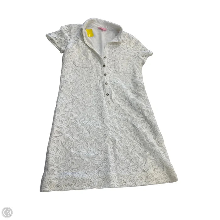 Dress Designer By Lilly Pulitzer In White, Size: 0