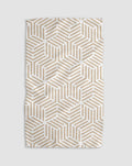Geometry Stacked Cubes Kitchen Tea Towel