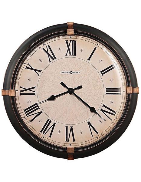 Howard Miller Atwater Large Wall Clock - 24 Inch Diameter - Aged Dial w/ Accents - 625-498_d25759ca-bb73-4201-b7e1-355eb18c8d28