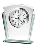 Howard Miller Granby Jade Glass Table Alarm Clock - Tapered Design, Beveled Base - 645-781_850d2659-9055-49e0-b376-6f4d7618be1b