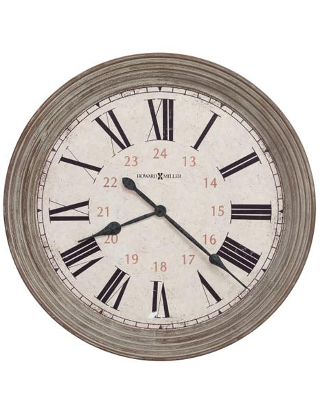 Howard Miller Nesto Oversized Round Wall Clock - Aged Brown - Roman Numerals - 625-626_5648a7c0-07a1-4757-8bf9-6ed41acd443f