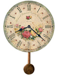 Howard Miller Savannah Botanical VI Pendulum Wall Clock - Floral Design - 620-401