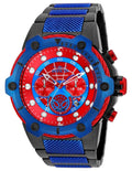 INVICTA Marvel Limited Edition Mens Chronograph- Black & Blue Metal - Spider-Man - INVICTA-25782