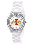Iowa State University Womens Frost Watch - Crystal Bezel - Silicone Strap - XWL1079_631e3cf2-af33-4ba7-a101-f5445d17dec6