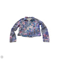 Jacket Denim By Clothes Mentor In Floral Print, Size: S