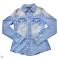 Jacket Denim By True Religion In Blue Denim, Size: S