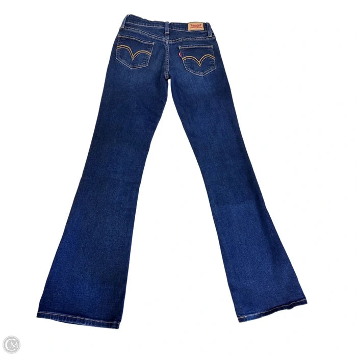 Jeans Boot Cut By Levis In Blue, Size: 0