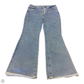 Jeans Flared By Good American In Blue Denim, Size: 16