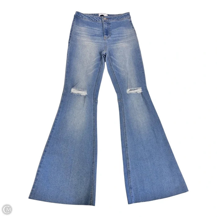 Jeans Flared By Vanilla Star In Blue Denim, Size: 2