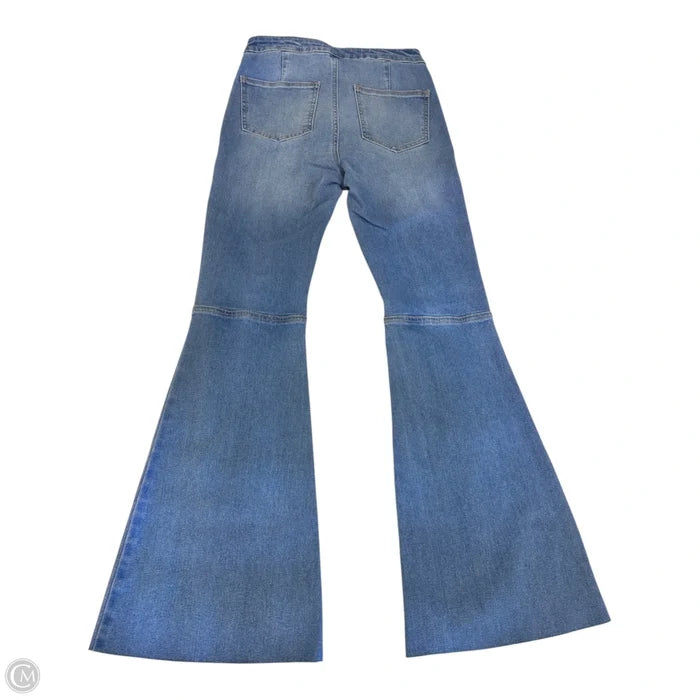 Jeans Flared By Vanilla Star In Blue Denim, Size: 2