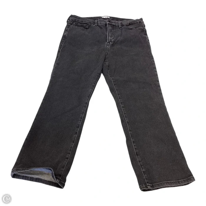 Jeans Skinny By Good American In Black, Size: 18