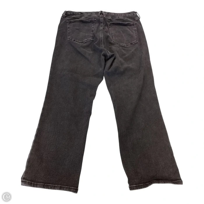 Jeans Skinny By Good American In Black, Size: 18