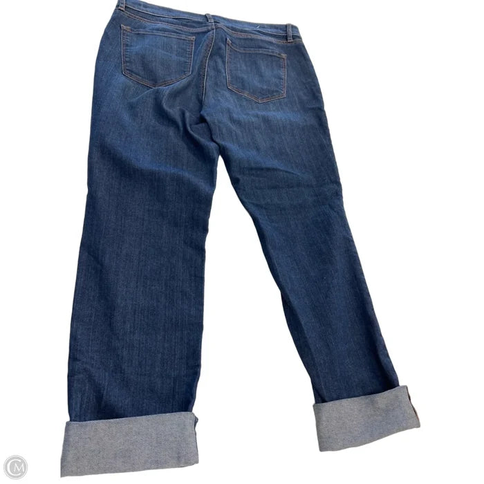 Jeans Straight By Loft In Blue, Size: 10
