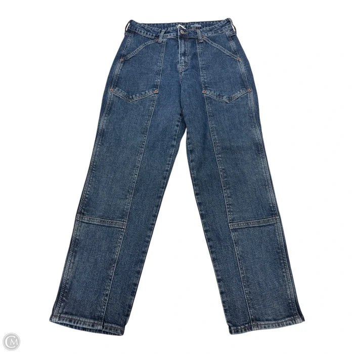 Jeans Straight By Old Navy In Blue Denim, Size: 8