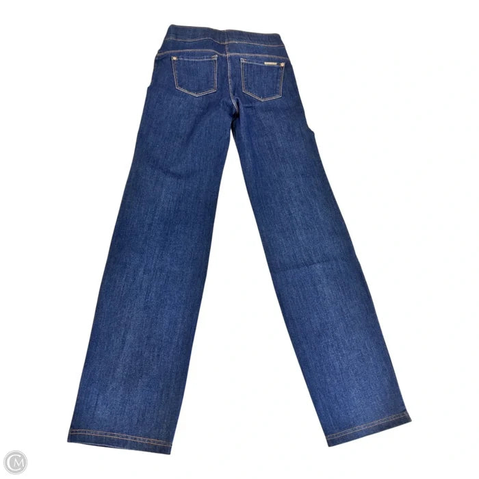 Jeans Straight By Peter Nygard In Blue Denim, Size: S