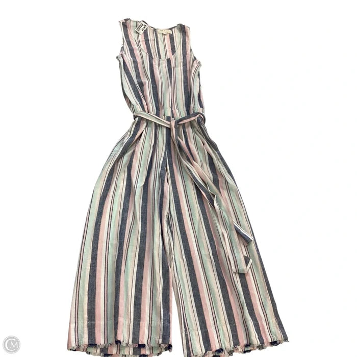 Jumpsuit By Cloth & Stone In Striped Pattern, Size: L