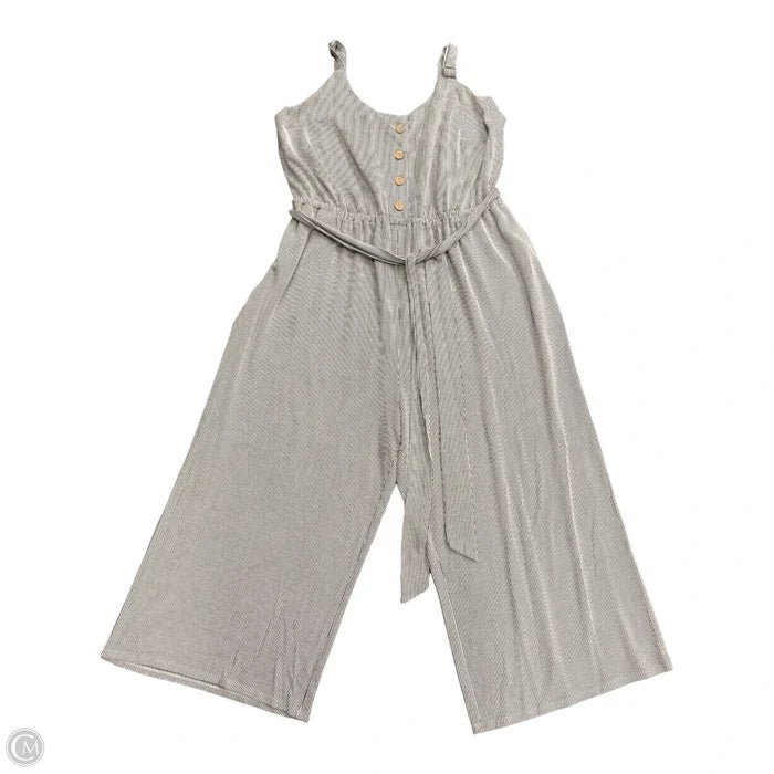 Jumpsuit By Lane Bryant In Striped Pattern, Size: 18