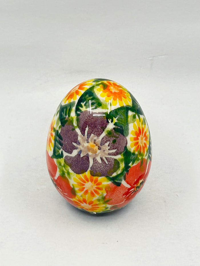 Kalich Stoneware Egg - Deep Lilac and Pink - Art2