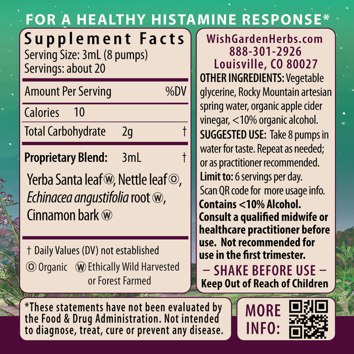 Kick-Ass Allergy Seasonal Rescue For Pregnancy Ingredients & Supplement Facts
