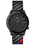 Lacoste Mens Motion Watch - TR90 Case - Black Dial - Black Silicone Strap - 2010936