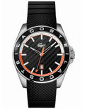 Lacoste Westport Mens Watch - Black Dial & Strap - Orange Accents - Date - 50m - 2010904
