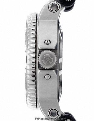 Ladies Rubber Strap Critical Mass by Reactor - Silver/White  Dial - Day/Date - 77802B