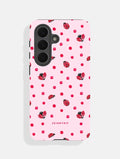 Ladybird Red and Pink Polka Dot Ultra Protective Samsung Case Phone Cases Skinnydip London