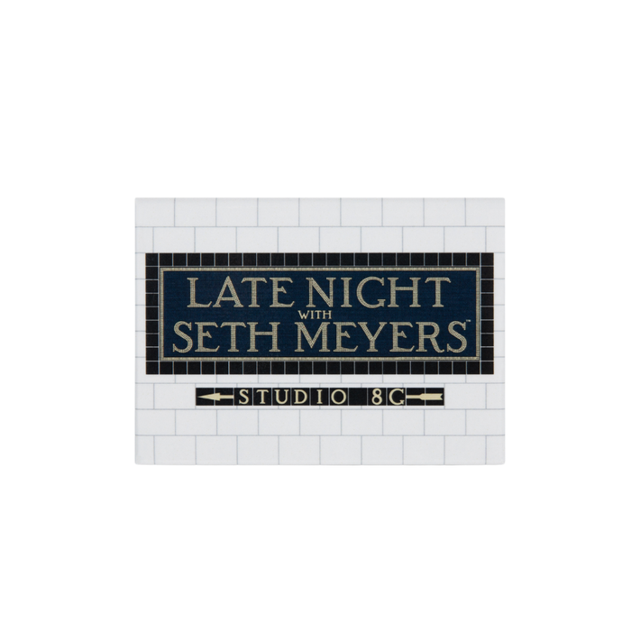 Late Night With Seth Meyers Subway Tile Magnet