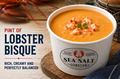 Container of Sea Salt Lobster lobster bisque