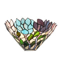 Meyda Tiffany Wisteria Wall Sconce - Stained Glass Wisteria Wall Sconce Turned On