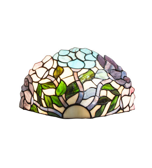 Meyda Tiffany Wisteria Wall Sconce - Stained Glass Wisteria Wall Sconce Bottom View