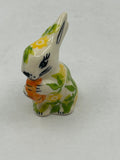 Mini Bunny with Carrot - Yellow Daisy - A1